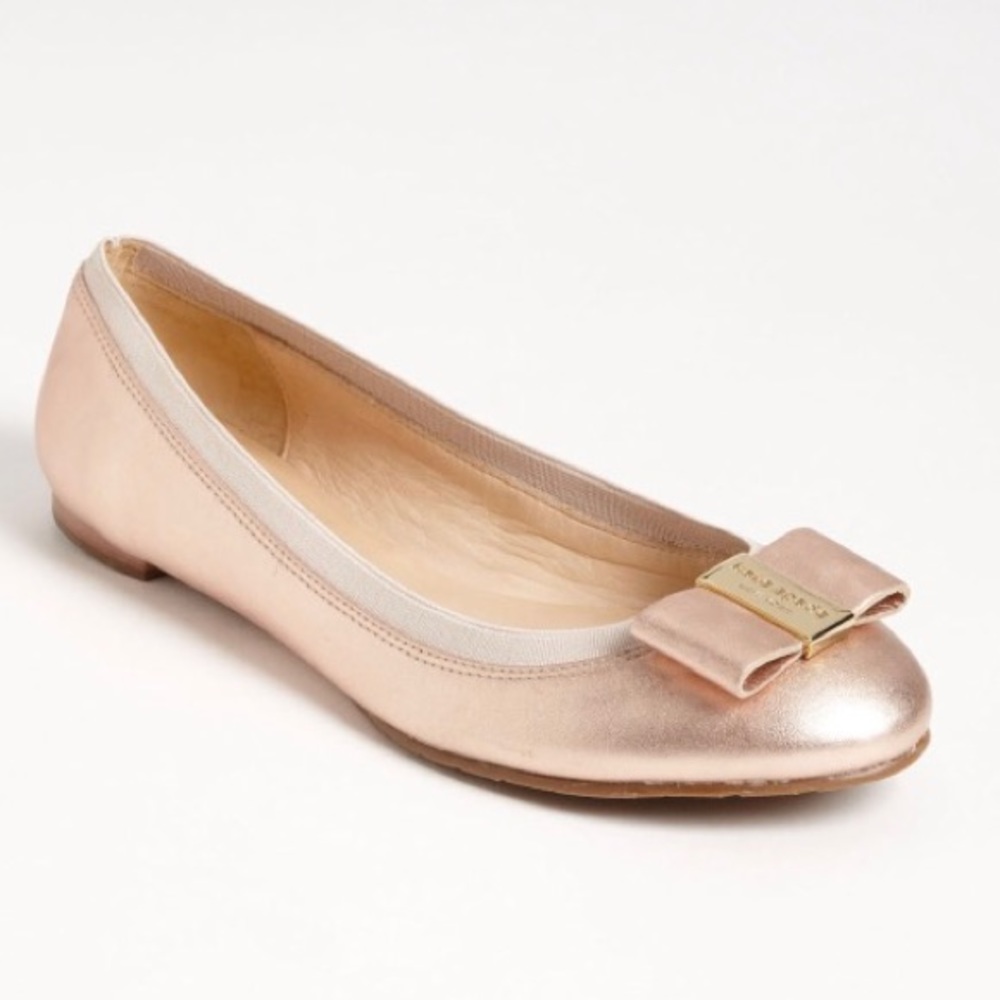 Kate spade rose gold flats